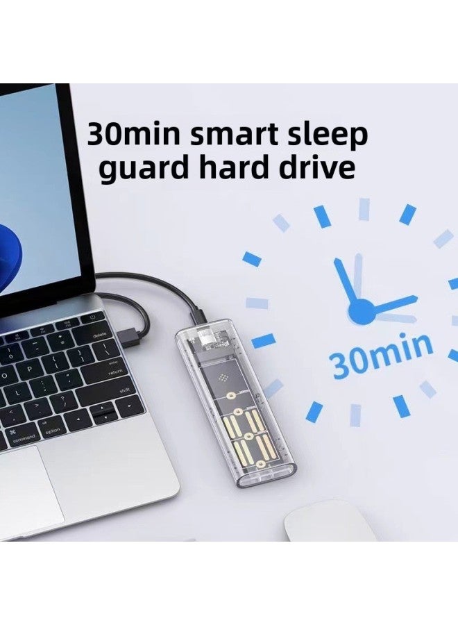M.2 Solid State Drive Box Nvme/sata Dual Protocol M2 Mobile Notebook SSD External Shell-Color:Sata/nvme/dual Protocol  - Image 5