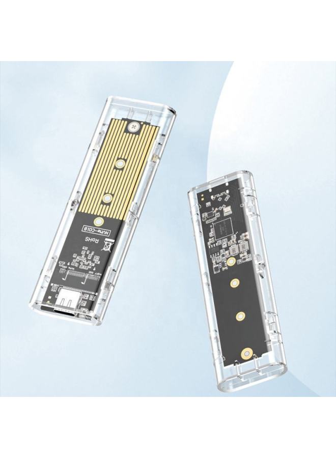 M.2 Solid State Drive Box Nvme/sata Dual Protocol M2 Mobile Notebook SSD External Shell-Color:Sata/nvme/dual Protocol  - Image 4