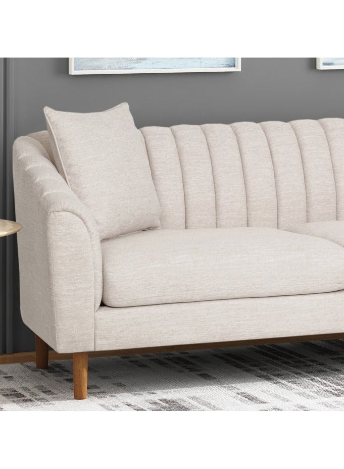 A to Z Furniture Natasha Contemporary Sofa Loveseat in Beige Color Contemporary Sofa Loveseat  - Image 3