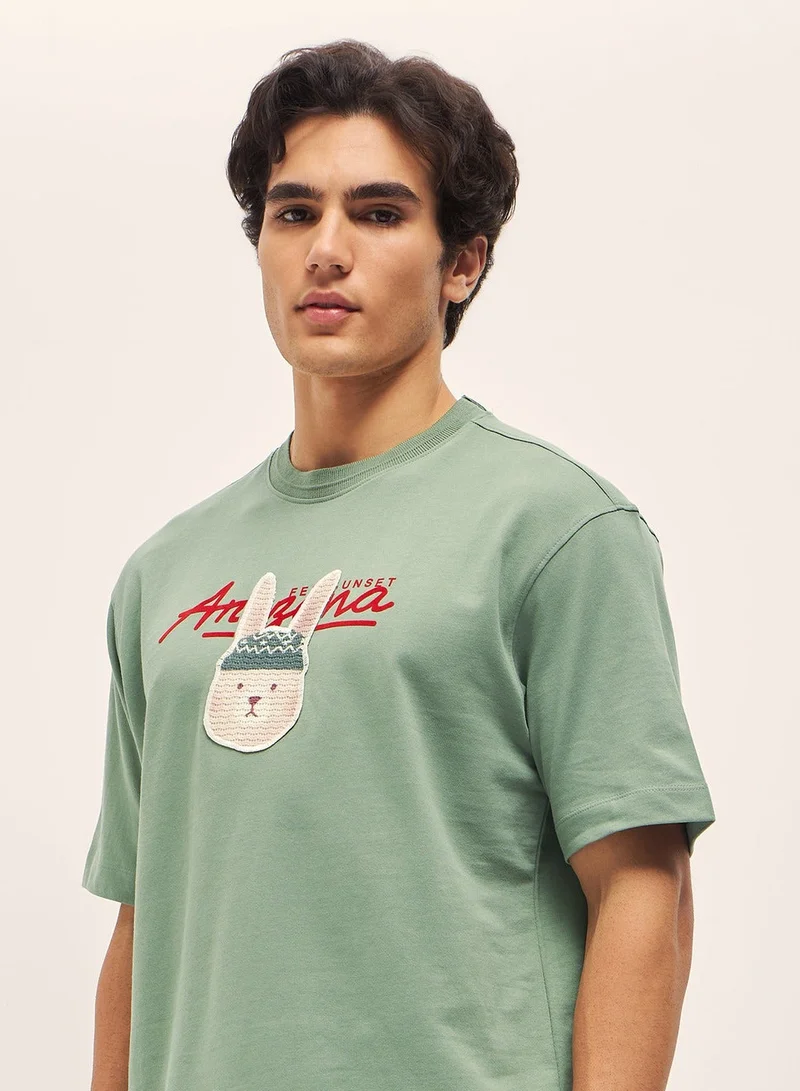 The Bear House  Men’s Cotton T-Shirt – Soft, Breathable & Comfortable, Perfect for Casual Wear, Ideal for Everyday & Summer Wear for Men | Best Price UAE