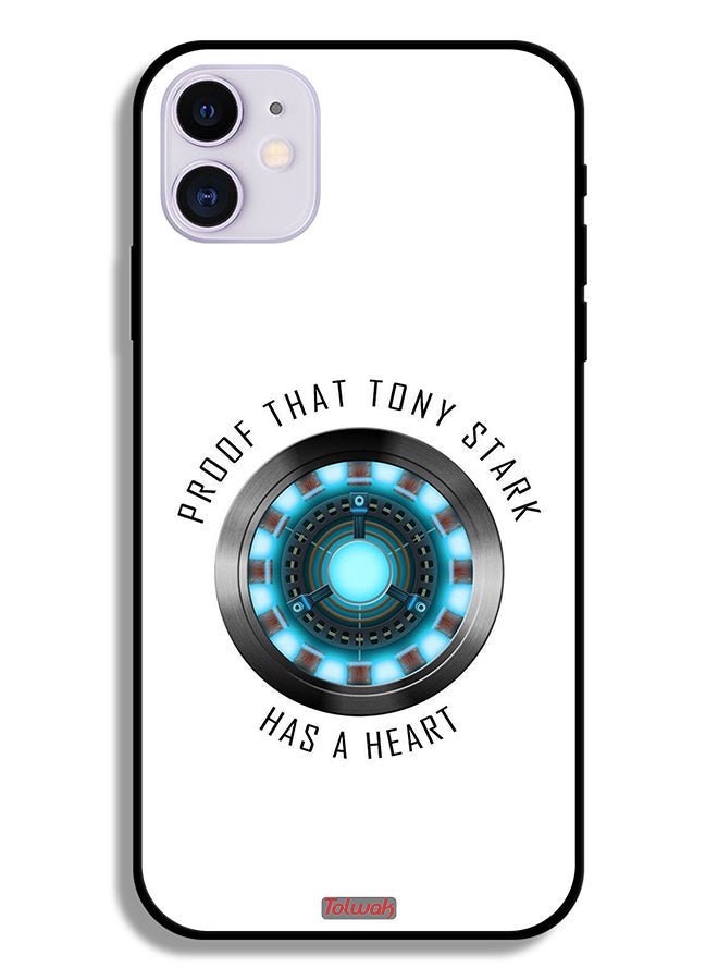 Tolwak Apple iPhone 11 Protective Case Proof That Tony Stark Has A Heart - Image 2