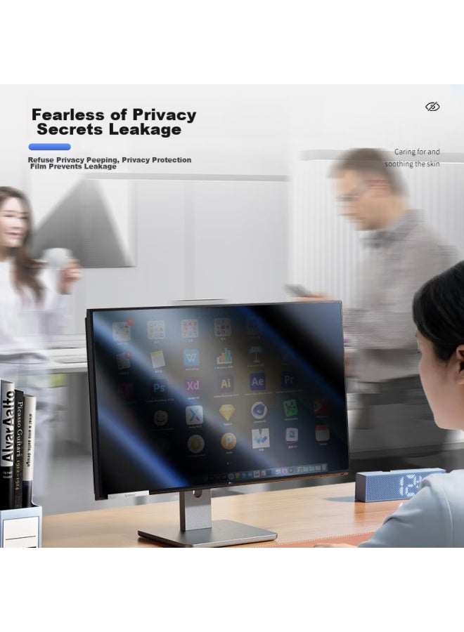 Mryc Mirusi Computer Privacy Screen Protector, 360-degree Anti-peeping, For Laptop And Desktop Monitor, Privacy Protection Film, Anti-spy Screen, 17.3 Inches - Image 2