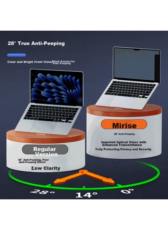 Mryc Mirusi Computer Privacy Screen Protector, 360-degree Anti-peeping, For Laptop And Desktop Monitor, Privacy Protection Film, Anti-spy Screen, 17.3 Inches - Image 4