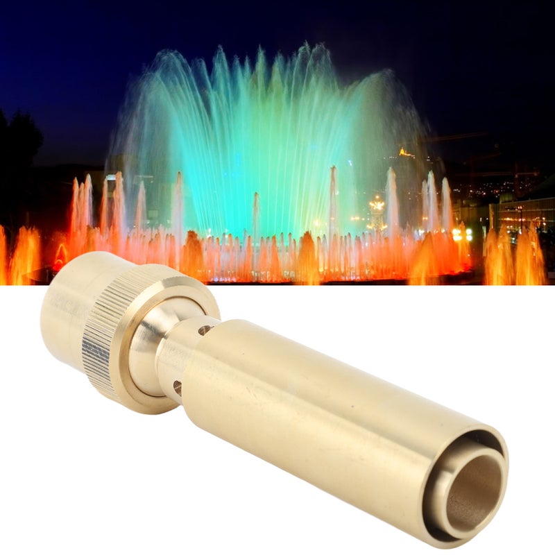 Fountain Nozzle Brass Column Fountain Nozzle Heads Fountain Equipment for Garden Pond G1 in - Image 1