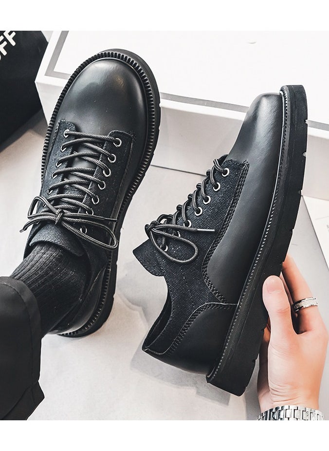 Warrior - Versatile Retro Casual Leather Shoes - Image 1