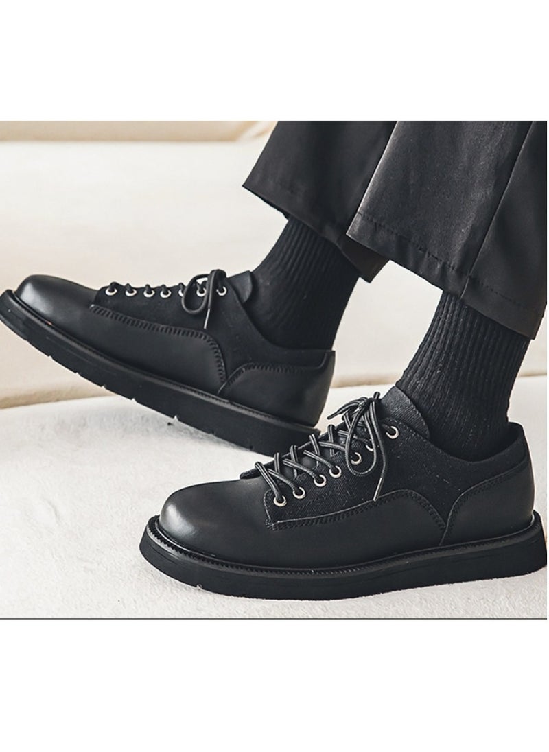 Warrior - Versatile Retro Casual Leather Shoes - Image 1