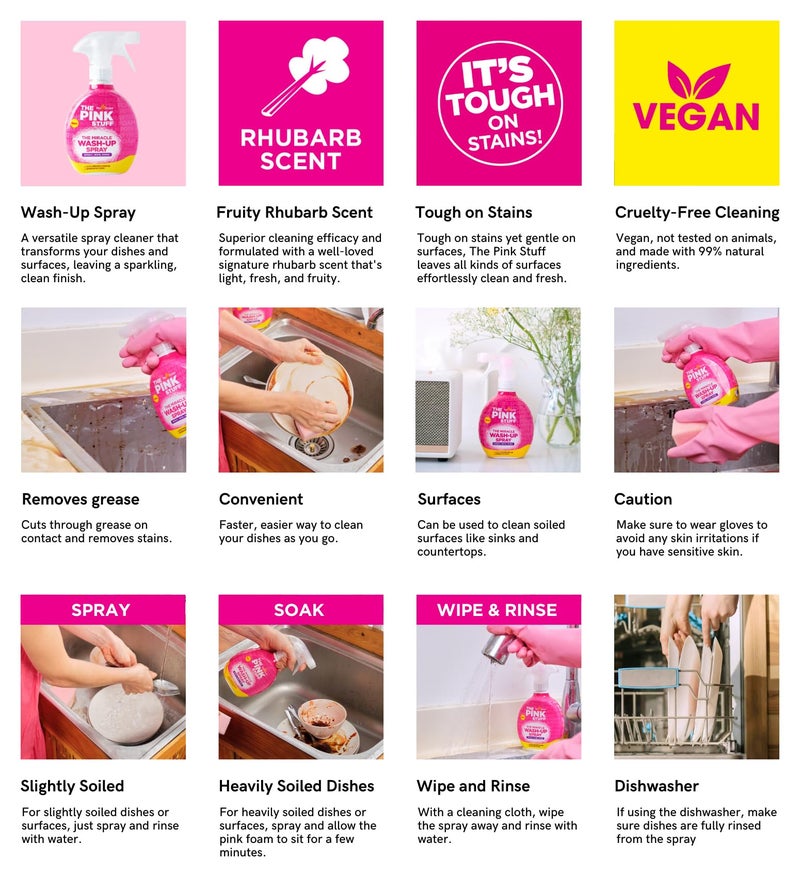 THE PINK STUFF Stardrops - The Pink Stuff - The Miracle Wash Up Spray - Image 3