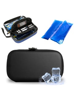 ARINA ARINA Medicine & Insulin Cooler Travel Case & Long-lasting Cooling (2 TSA-Approved Ice Packs Included) - Fits 4-8 Pens & Other Medications  - Image 1