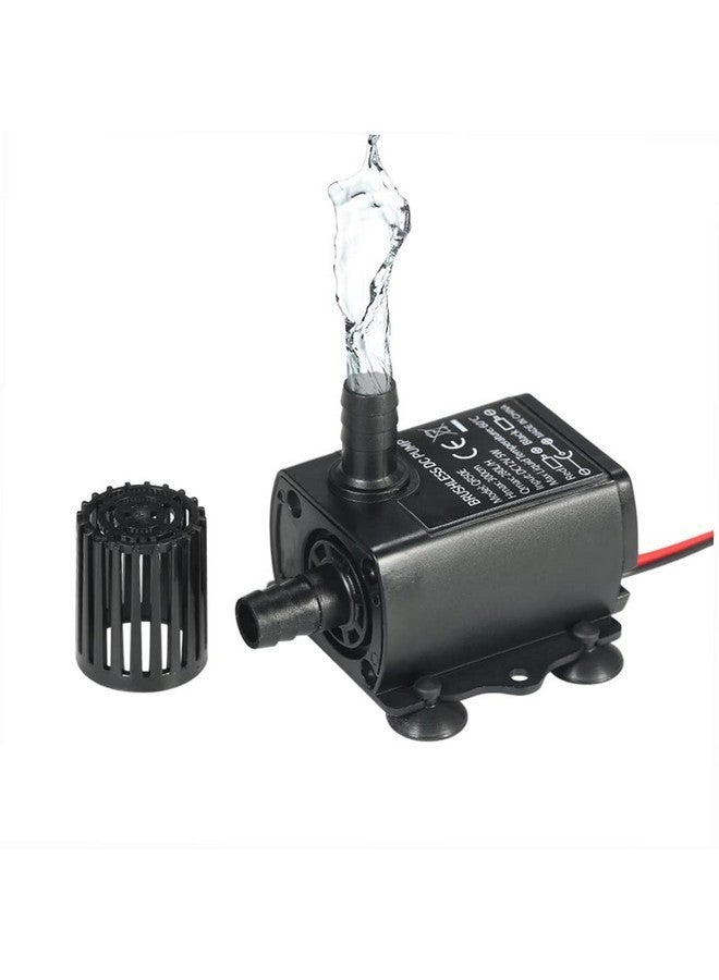 Decdeal Water Pump Aquarium, Submersible Water Pump, DC 12V 5W, Mini quiet Pump for Pond Aquarium Fish Tank, 280L/H, Lift 300cm - Image 1