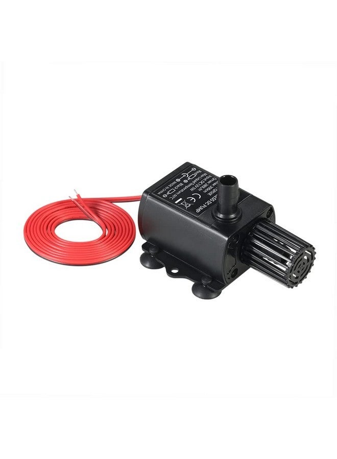 Decdeal Water Pump Aquarium, Submersible Water Pump, DC 12V 5W, Mini quiet Pump for Pond Aquarium Fish Tank, 280L/H, Lift 300cm - Image 3