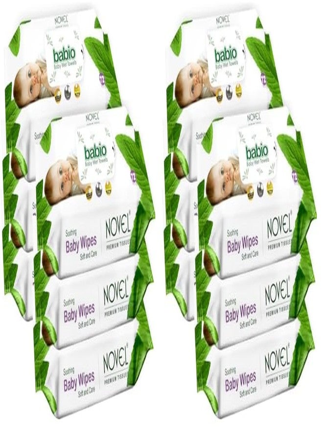 NOVEL Baby Wet Wipes (Pack of 12-72 Sheet)