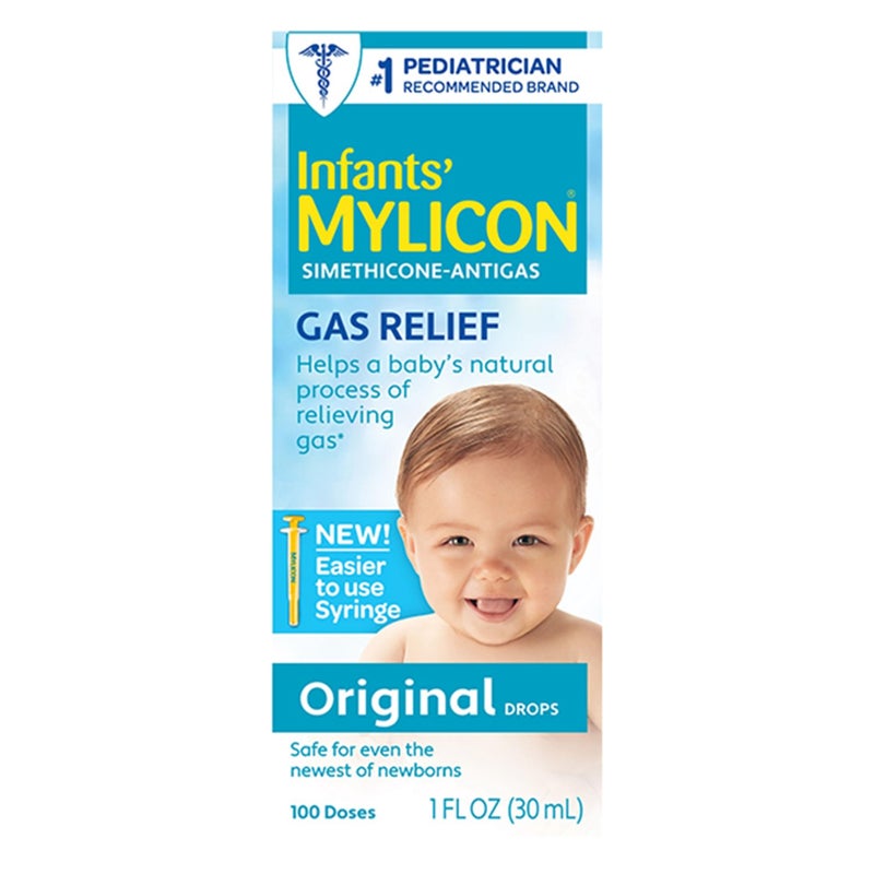 Mylicon Gas Relief Drops for Infants and Babies, Original Formula, 1 Fluid Ounce - Image 1