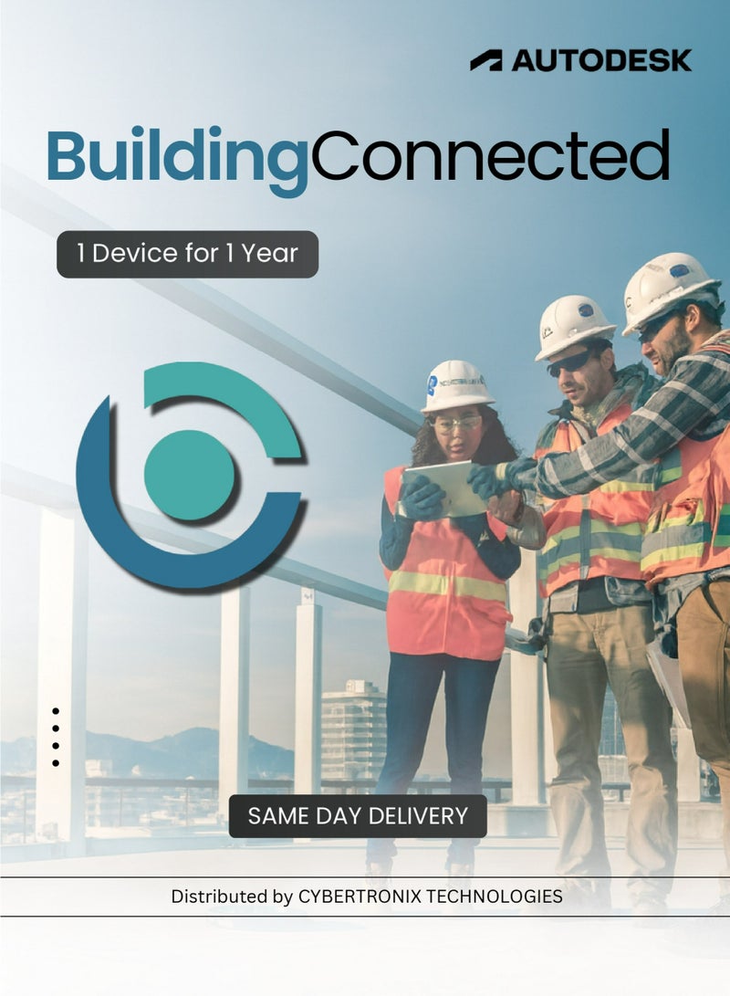 Autodesk BuildingConnected | 1 Device for 1 Year | Digital License | SAME DAY DELIVERY