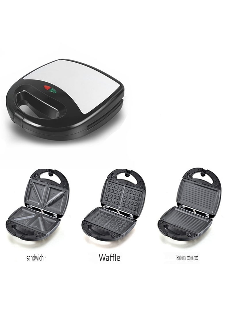 Three-in-one household sandwich maker multi-function waffle maker