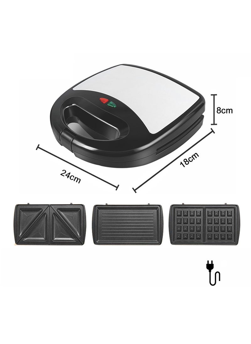 Three-in-one household sandwich maker multi-function waffle maker