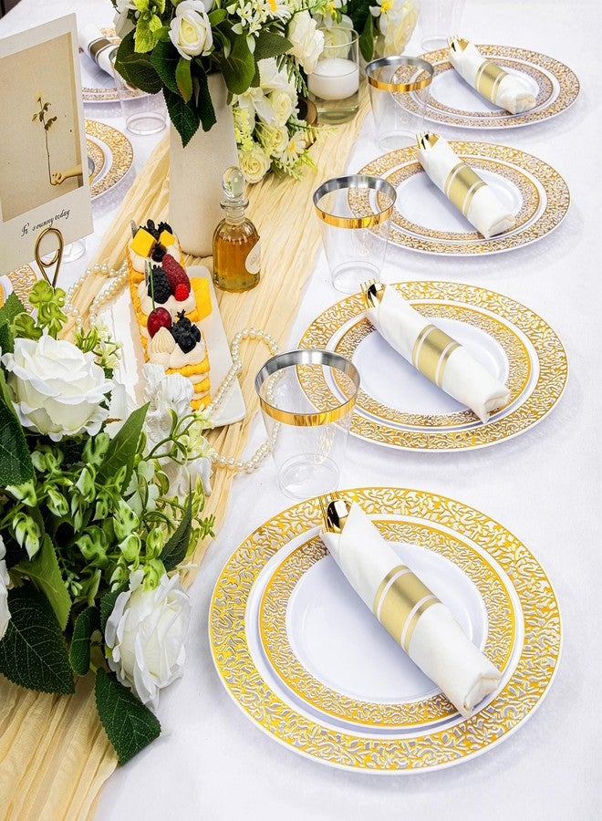 Germiwipe Gold Paper Napkin Bands Self Adhesive, 100PCS Silverware Wraps Band, 1.5x4.25 Inch Paper Napkin Rings for Restaurant, Wedding, Party, Holiday (Gold-100PCS) - Image 5