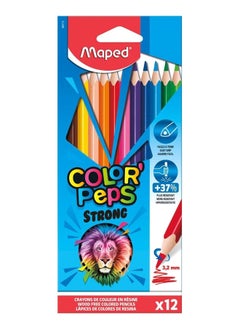 Maped Color Peps Strong Colouring Pencils (Pack of 12) - pzsku/ZD06B86802C90BF95568FZ/45/_/1691656886/d268e212-e2ad-49d2-8781-f33eeba6603f