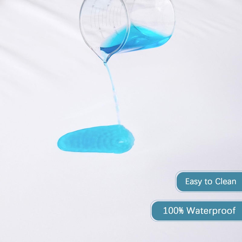 Biloban Waterproof Zippered Mattress Protector Twin (4/5/7/9 Inches), Breathable Mattress Cover & Mattress Encasement, 6 Sides Wrapping Box Spring Cover - Image 3