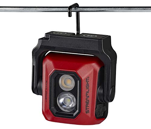 Streamlight 61510 Syclone 400-Lumen USB Rechargeable Multi-Function Compact Work Light, Red - Image 4