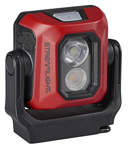 Streamlight 61510 Syclone 400-Lumen USB Rechargeable Multi-Function Compact Work Light, Red - Image 1