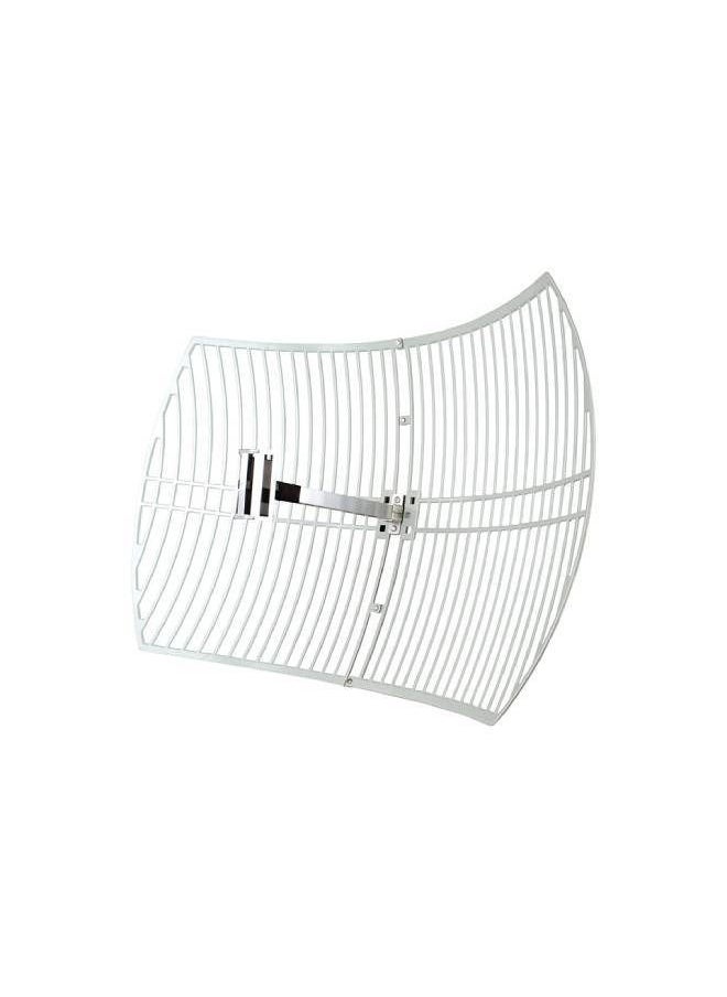 ARRONNA - 2.4GHz 24dBi Grid Parabolic Antenna White - Image 1