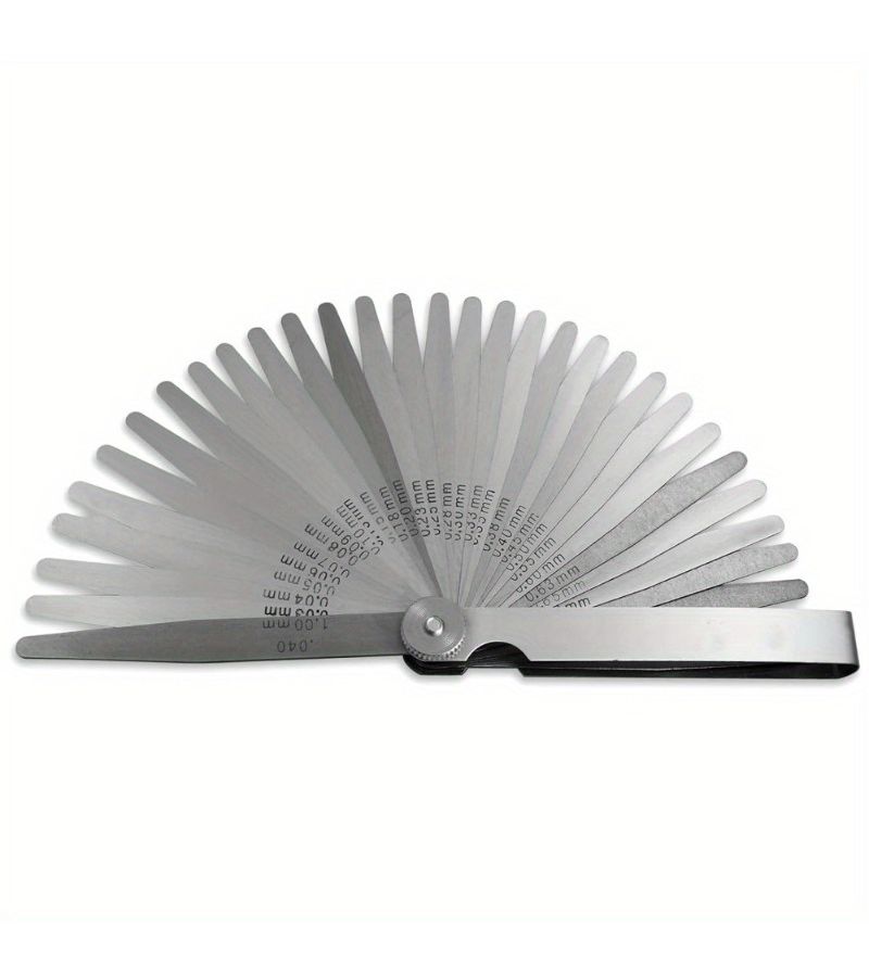 Stainless Steel Feeler Gauge Single Blade 0.03-1.0mm 100MM 32 Gap Tool - Image 3