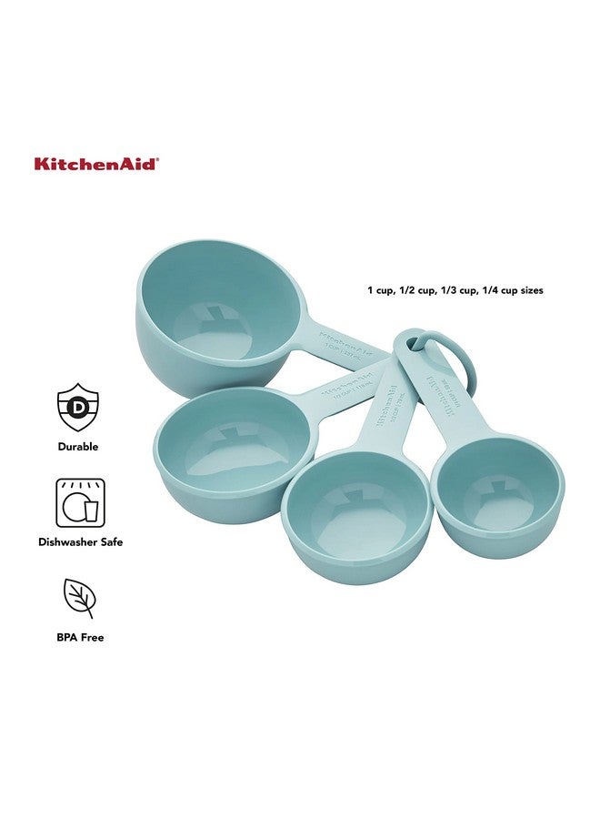 KitchenAid Measuring Cups, Set Of 4, Aqua Sky - Image 4