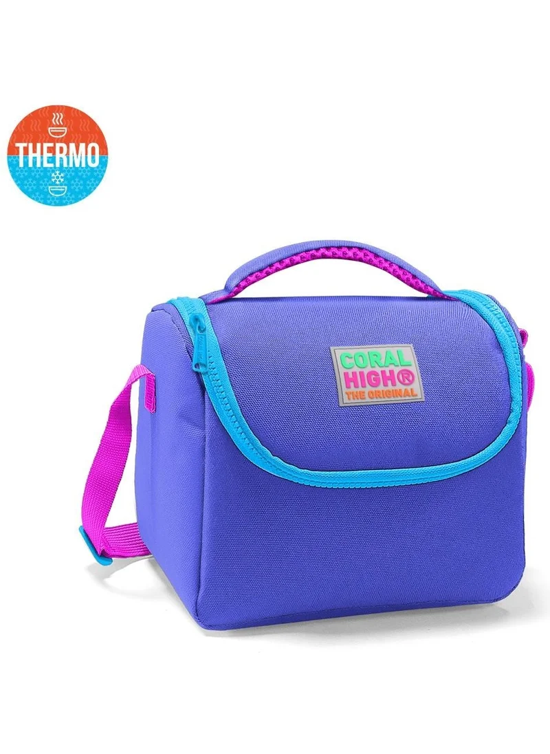 CORAL HIGH Kids Lavender Pink Thermo Lunch Box 11703