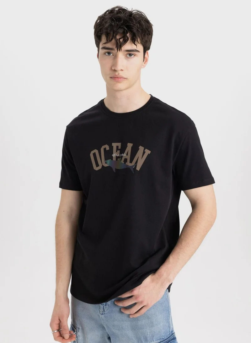 DeFacto Regular Fit Crew Neck T-Shirt