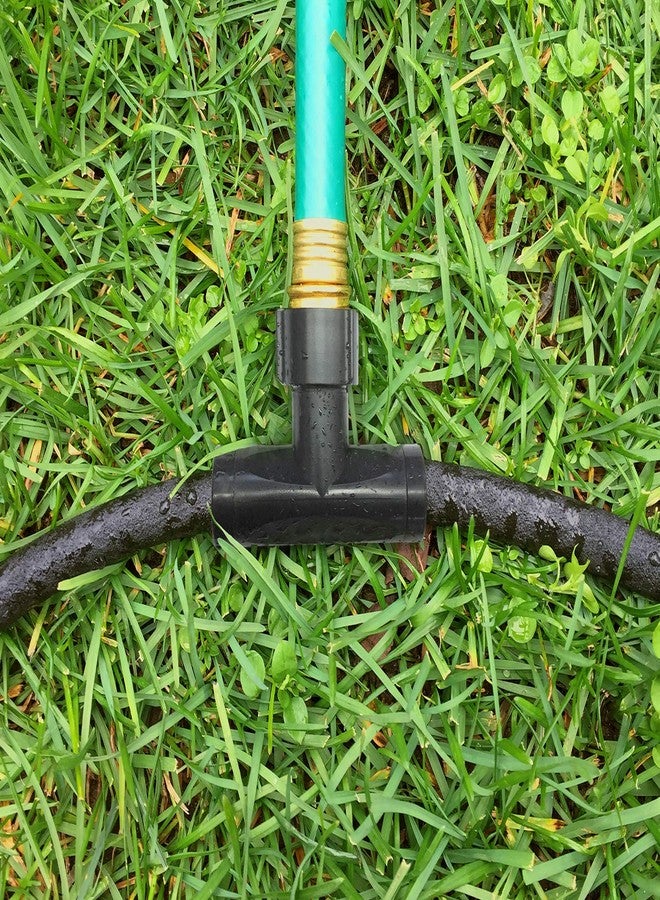 Flexon WS100KITCN 20-Piece Soaker Hose Kit, 100 ft, Black - Image 2