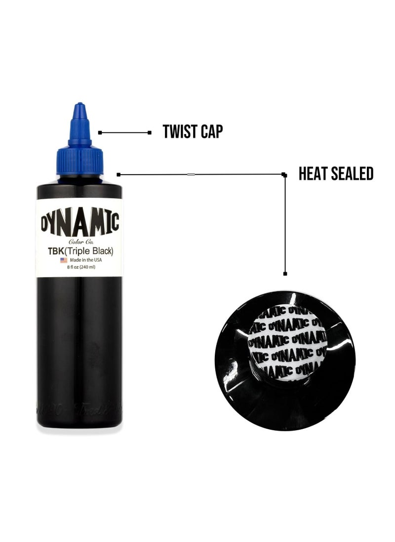 Dynamic - Dynamic Color Co Triple Black Ink Bottle 8oz - Image 1