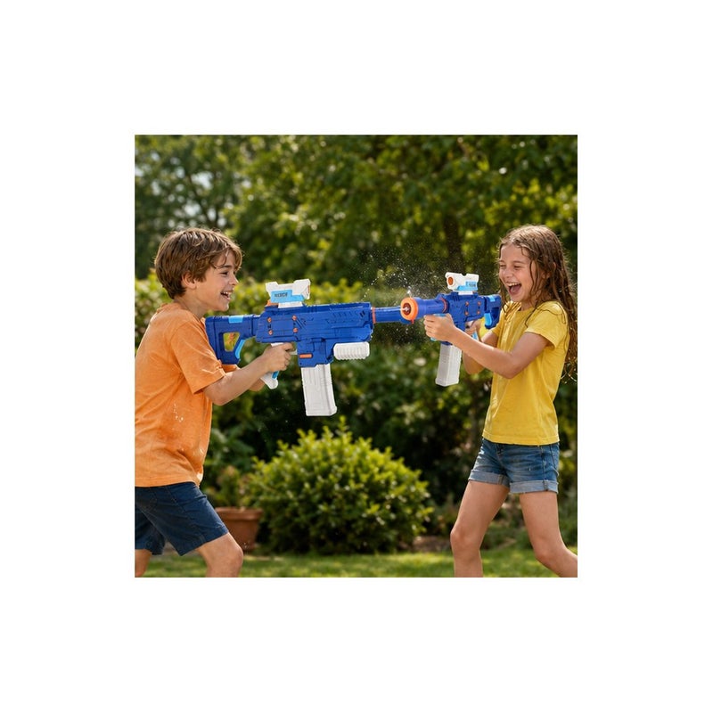 Master Electric Water Gun Toy for Kids, Blue, 500ml Capacity, Range 25-32 Ft - Image 4