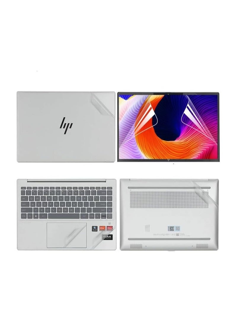 أكمام ملصقات حماية متوافقة مع لابتوب HP Envy x360 2-in-1 14-Fa 2024 مقاس 14 بوصة - أفلام مقاومة للخدوش بتغطية ثلاثية الجوانب مع طبقة عالية الوضوح - Image 1