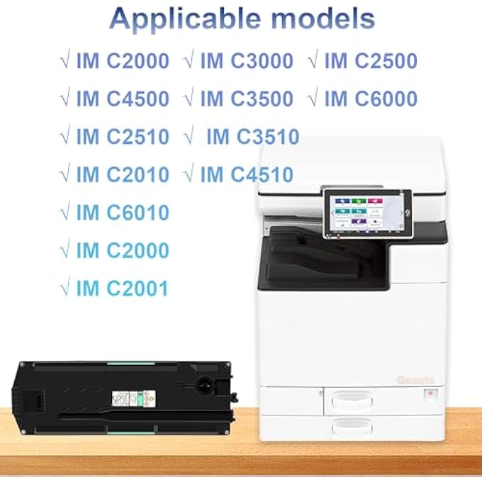 418425 WASTE TONER BOX REPLACEMENT FOR IM C2000 C2500 C2510 C3000 C3010 C3500 C3510 C4500 C4510 C6000 C6010 PRINTERS - Image 3