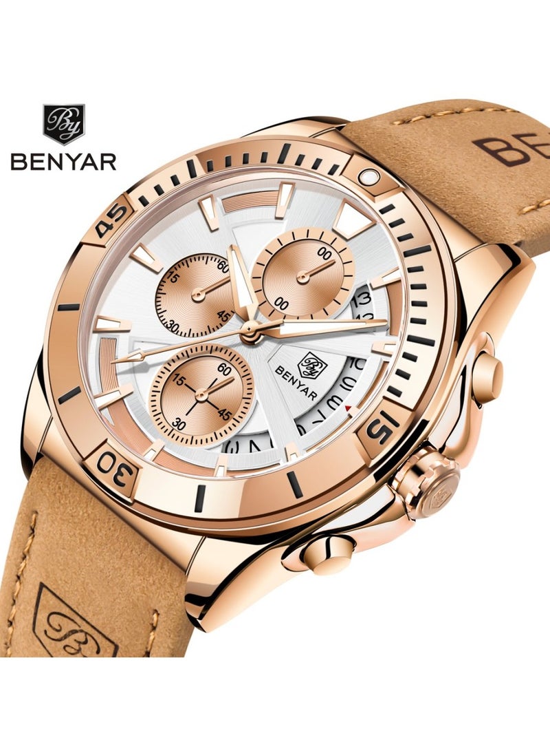 بينيار ساعات رجاليه  كوارتز ضد الماء - Image 1