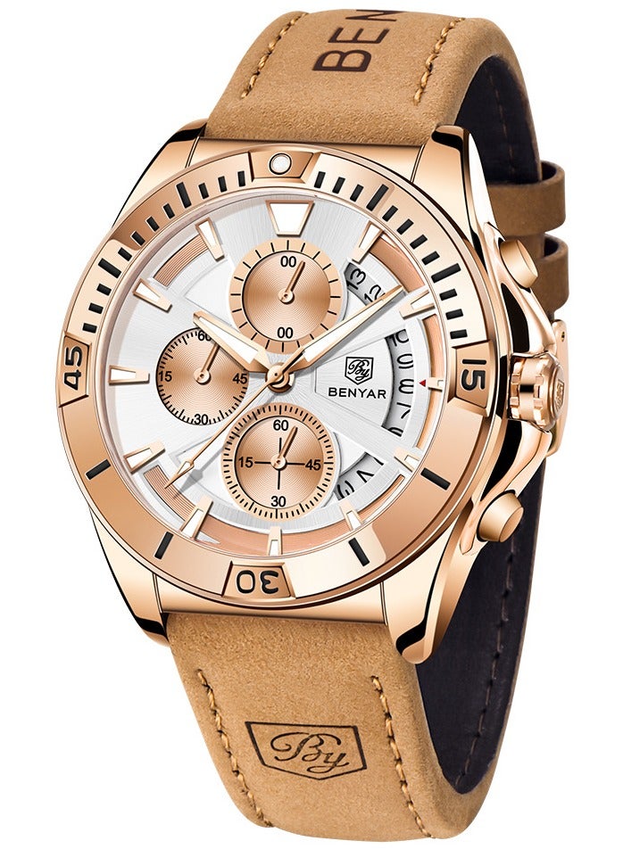 بينيار ساعات رجاليه  كوارتز ضد الماء - Image 2