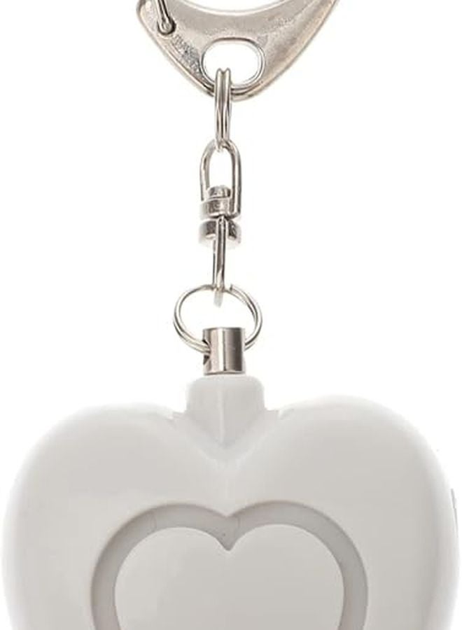 Artibetter Self Alarm Keychain with LED Heart Light Personal Safety Alarm for Women - Image 2