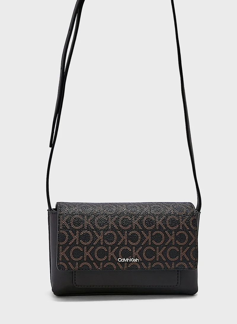 CALVIN KLEIN Monogram Must Mini Crossbody Bag