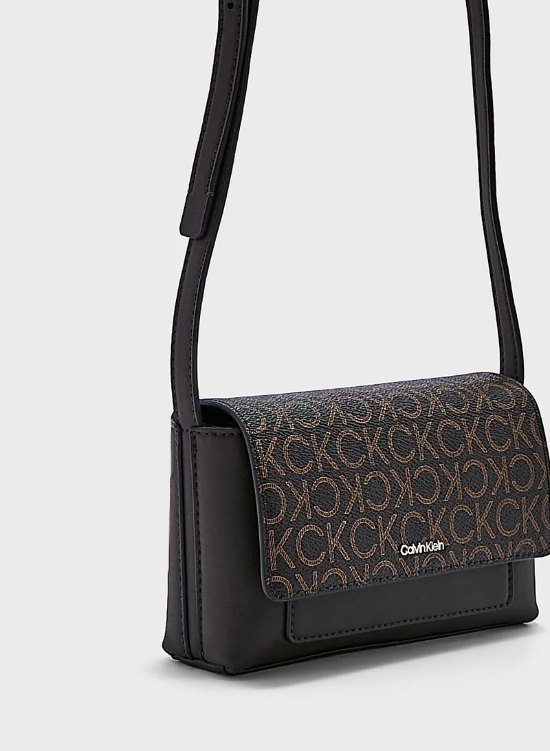 CALVIN KLEIN Monogram Must Mini Crossbody Bag