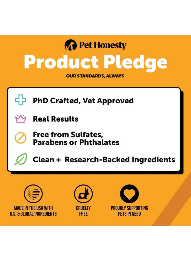Pet Honesty - Dog Allergy Relief AntiItch Shampoo For Dogs And Cats  Dog Skin And Coat Supplement, Itch Relief For Dogs, Moisturizing And Hydrating Coconut Oil + Vitamin E, Deodorizing Coat (16 Oz) - Image 1