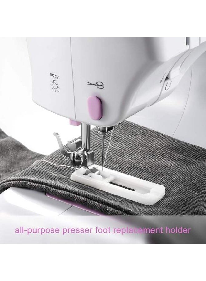 SHOPI Newest Mini Portable Sewing Machine – Compact Handheld Chain Stitch & Embroidery Machine with Walking Foot for Home Tailoring and DIY Projects - Image 3