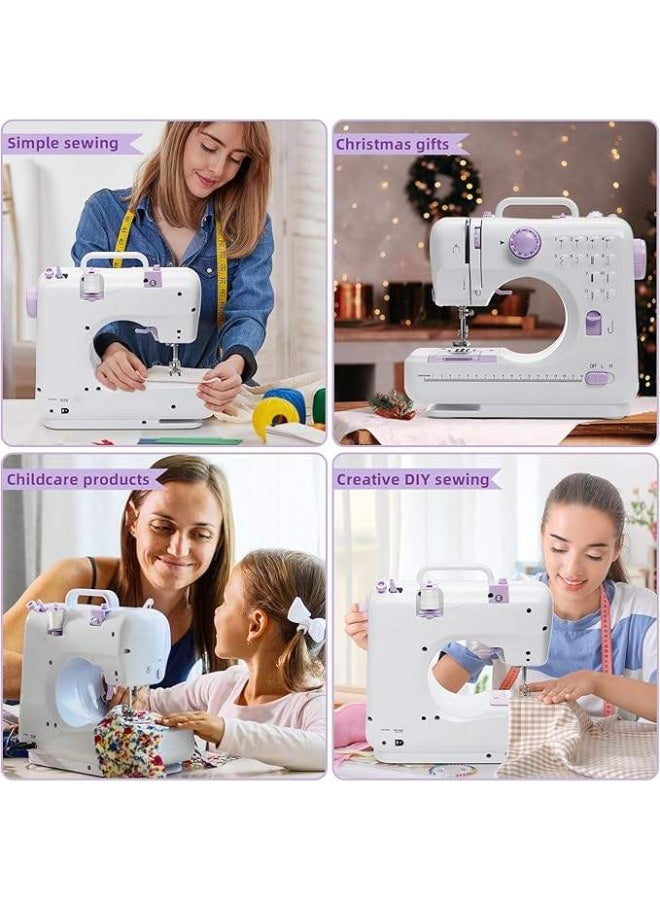 SHOPI Newest Mini Portable Sewing Machine – Compact Handheld Chain Stitch & Embroidery Machine with Walking Foot for Home Tailoring and DIY Projects - Image 2