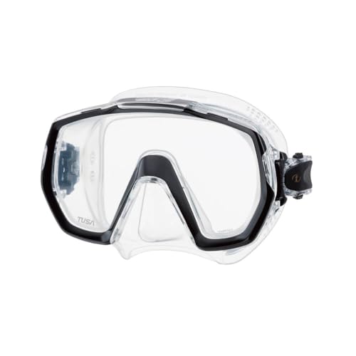 TUSA M1003 Freedom Elite Scuba Diving Mask Black - Image 1