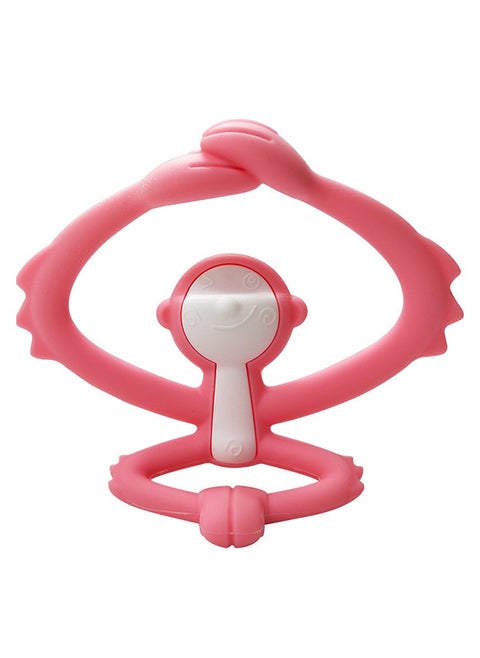 Hugging Monkey Teether Toy | BPA-Free Silicone | Safe & Hygienic Teething Toy | Soft & Flexible Design | 3-6 Months | Dimensions: L 7.4 x W 6.4 x H 6.5 cm