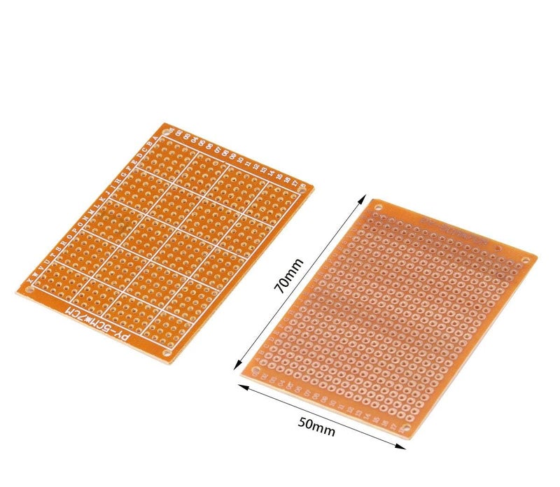 Ferwooh 10pcs PCB Board Prototype Kit Protoboard Circuit Board Breadboards 432 Holes Perfboard Universal Printed Circuit Breadboard for DIY Soldering Electronic Projects and Electronic Experiment - Image 2