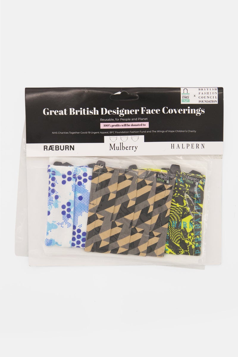 Bags Of Ethics 3 Piece Great British Designer Coverings With Protective Pouches, Multicolor  - Image 1