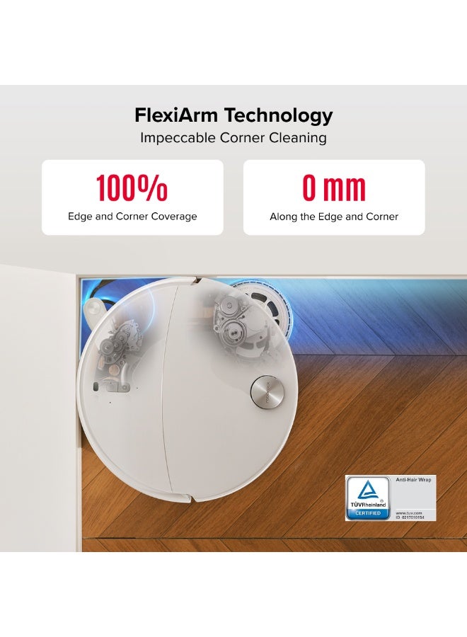 roborock Qrevo Curv 2 Pro Robot Vacuum Cleaner with Mop, 25,000 Pa HyperForce Suction Power, Dual Anti-Tangle System, 100°C Hot Water Mop Wash, Reactive Al Obstacle Detection - Image 5