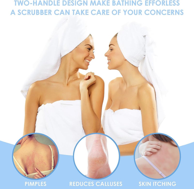 WLLHYF 3 Pairs Exfoliating Gloves Korean Exfoliating Mitt Double Sided Skin Body Exfoliator Gloves Scrub Gloves Bath Gloves Shower Accessories for Clean Dead or Dry Skin - Image 4