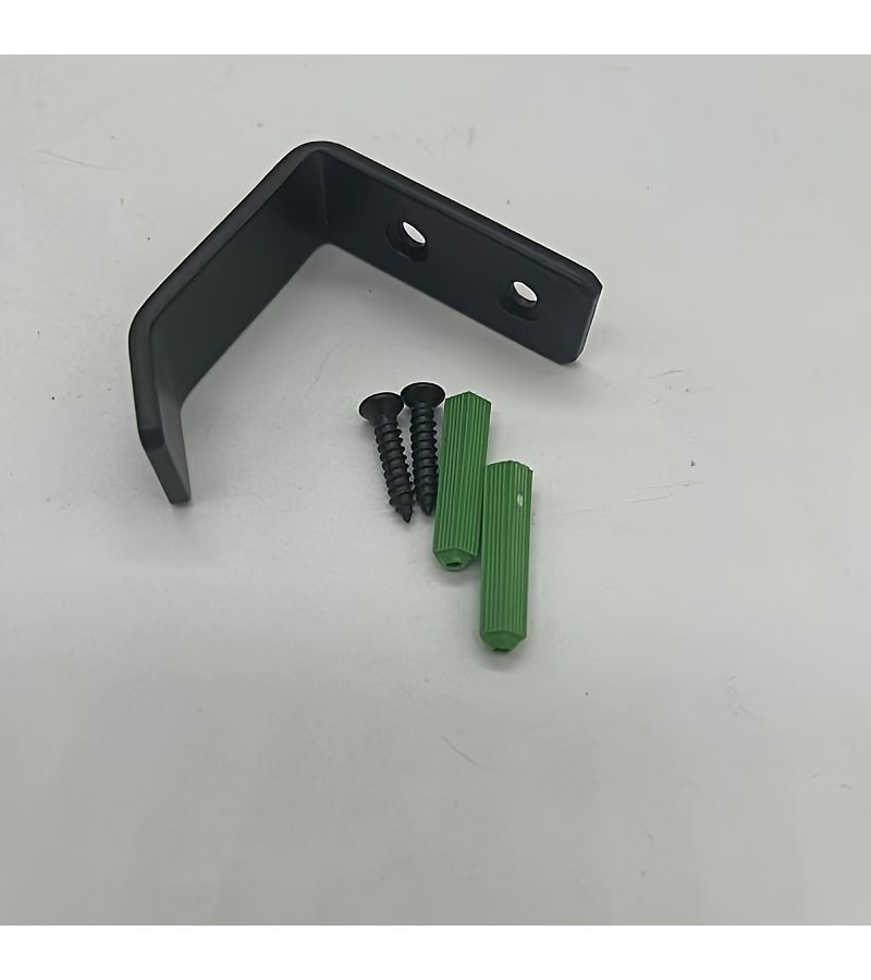 20 Pcs Heavy Duty Metal Bracket Hooks Hardware Kit Black For Wall Mounted Storage And Hanging Heavy Items - Image 4