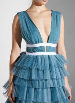 True Decadence Strappy Ruffle Detail Dress  - Image 3